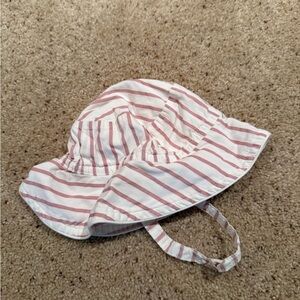 Pehr Pink & White Stripe Bucket Hat